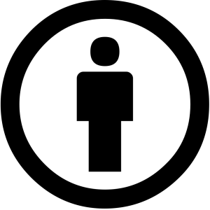 Icon für CC-Lizenz: BY, Nennung des*der Kreator*in